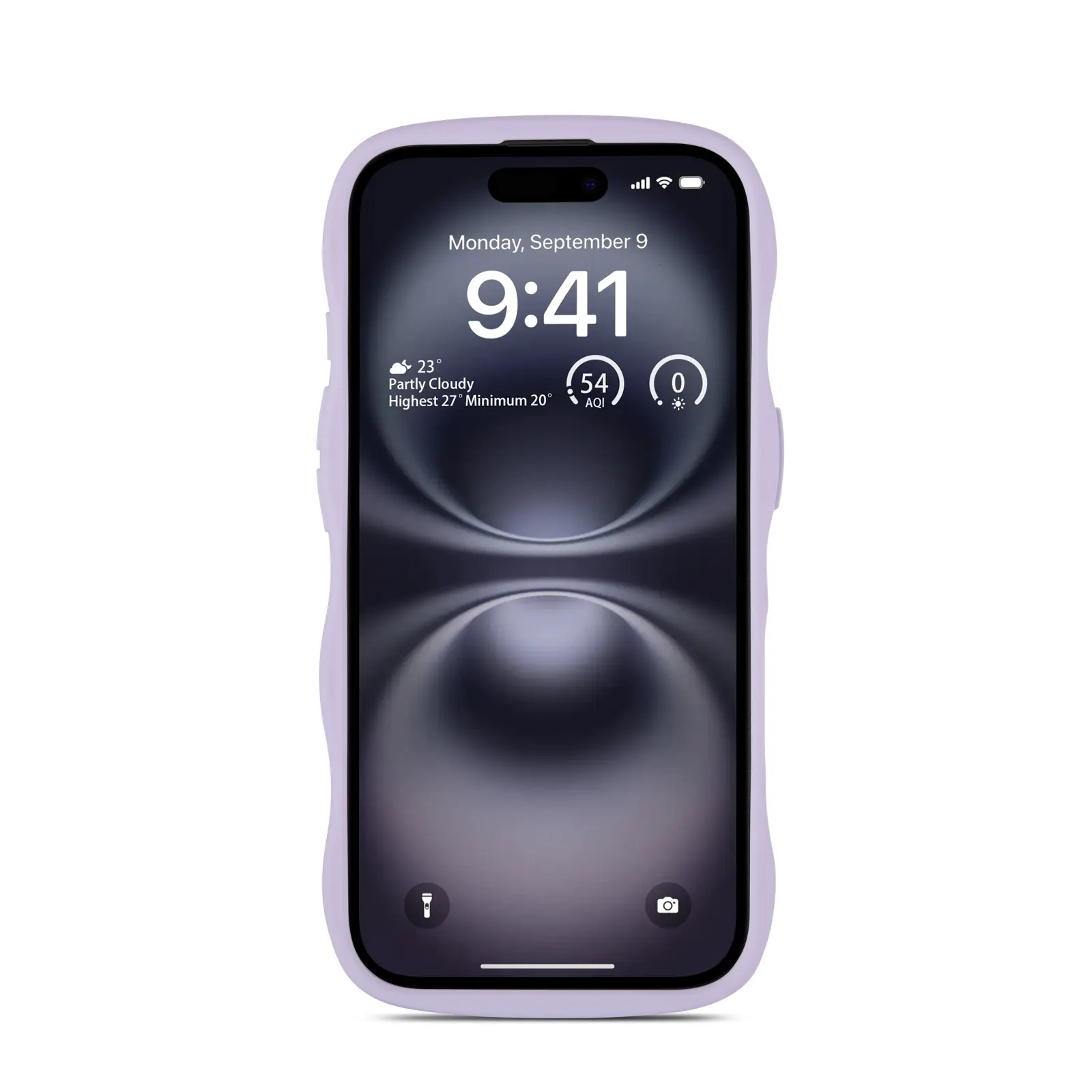 The Wave Case iPhone 17 Lila