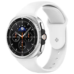 Silikoniranneke Samsung Galaxy Watch 9 44mm Valkoinen