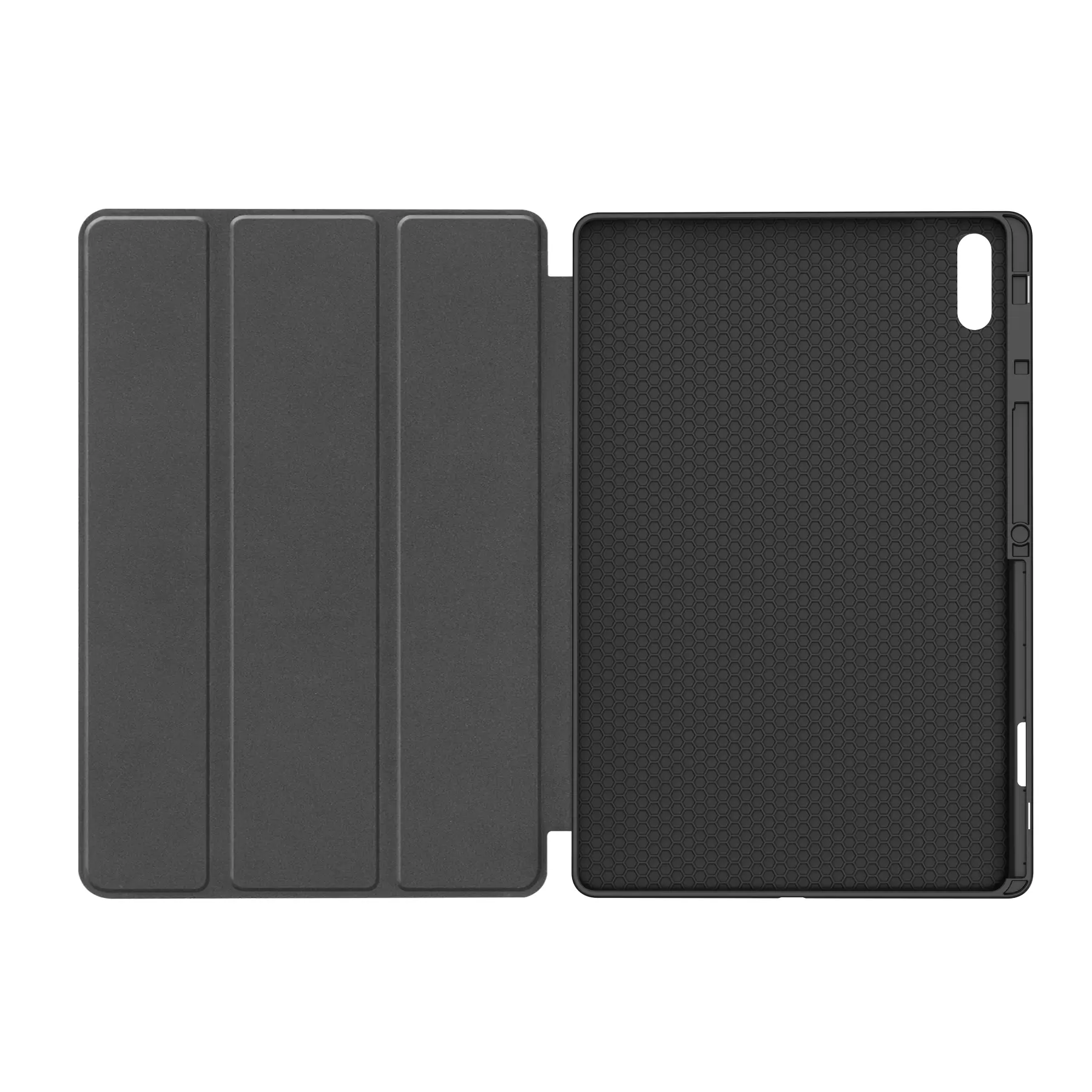 Samsung Galaxy Tab S12 Ultra Fodral Tri-fold med Pencil-hållare Svart