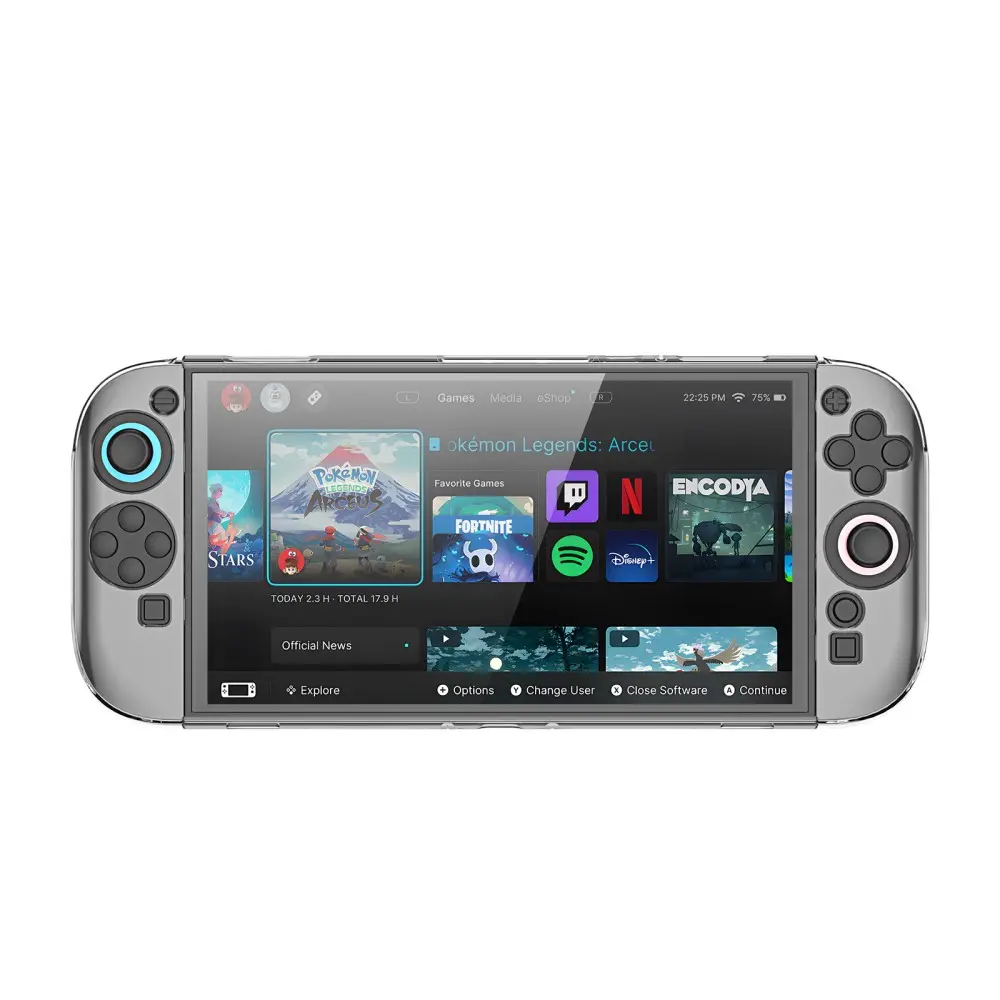 Slim Skal Nintendo Switch 2 Genomskinlig