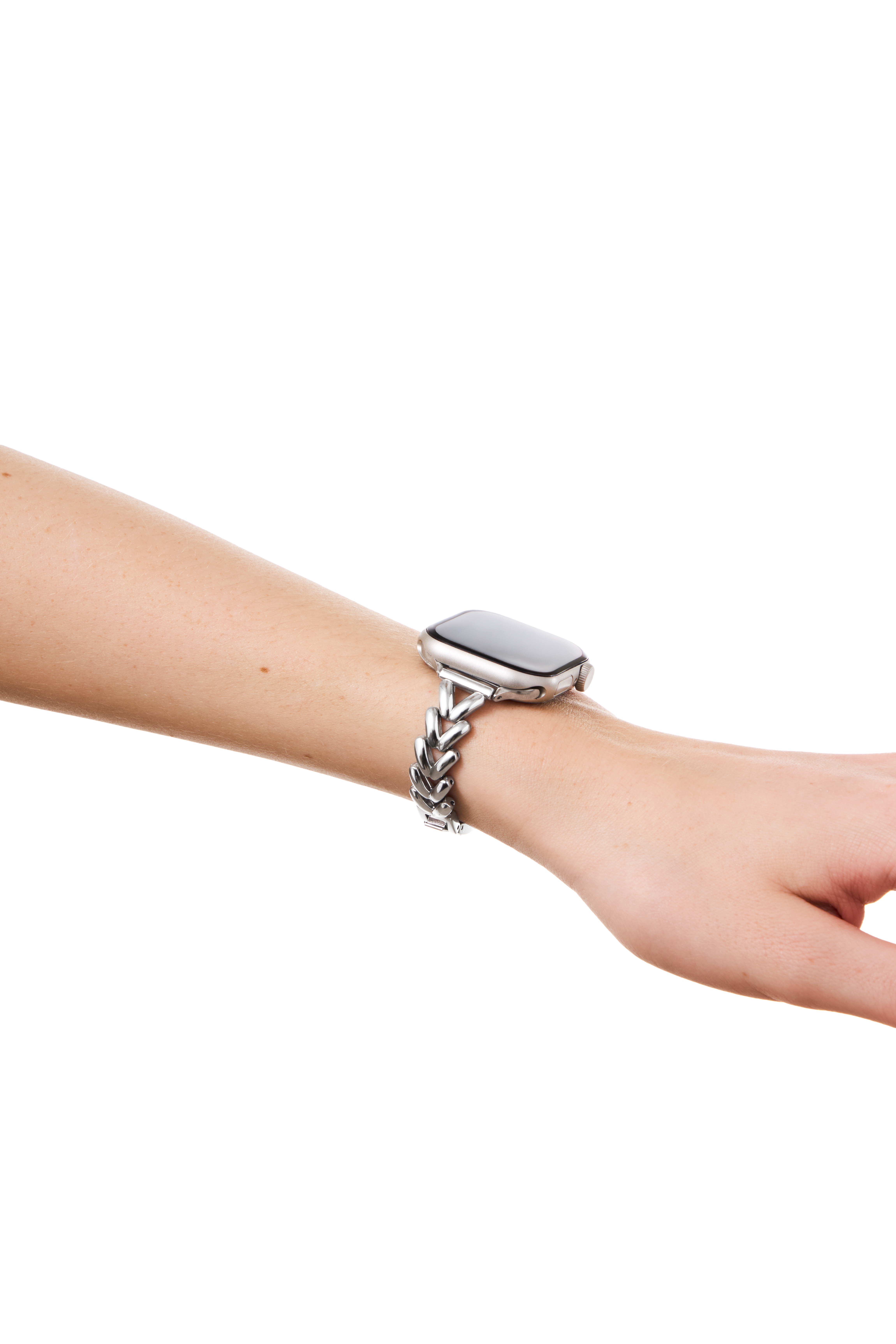 Delicate Chain Watch Band  Apple Watch Series 8 41mm Silver