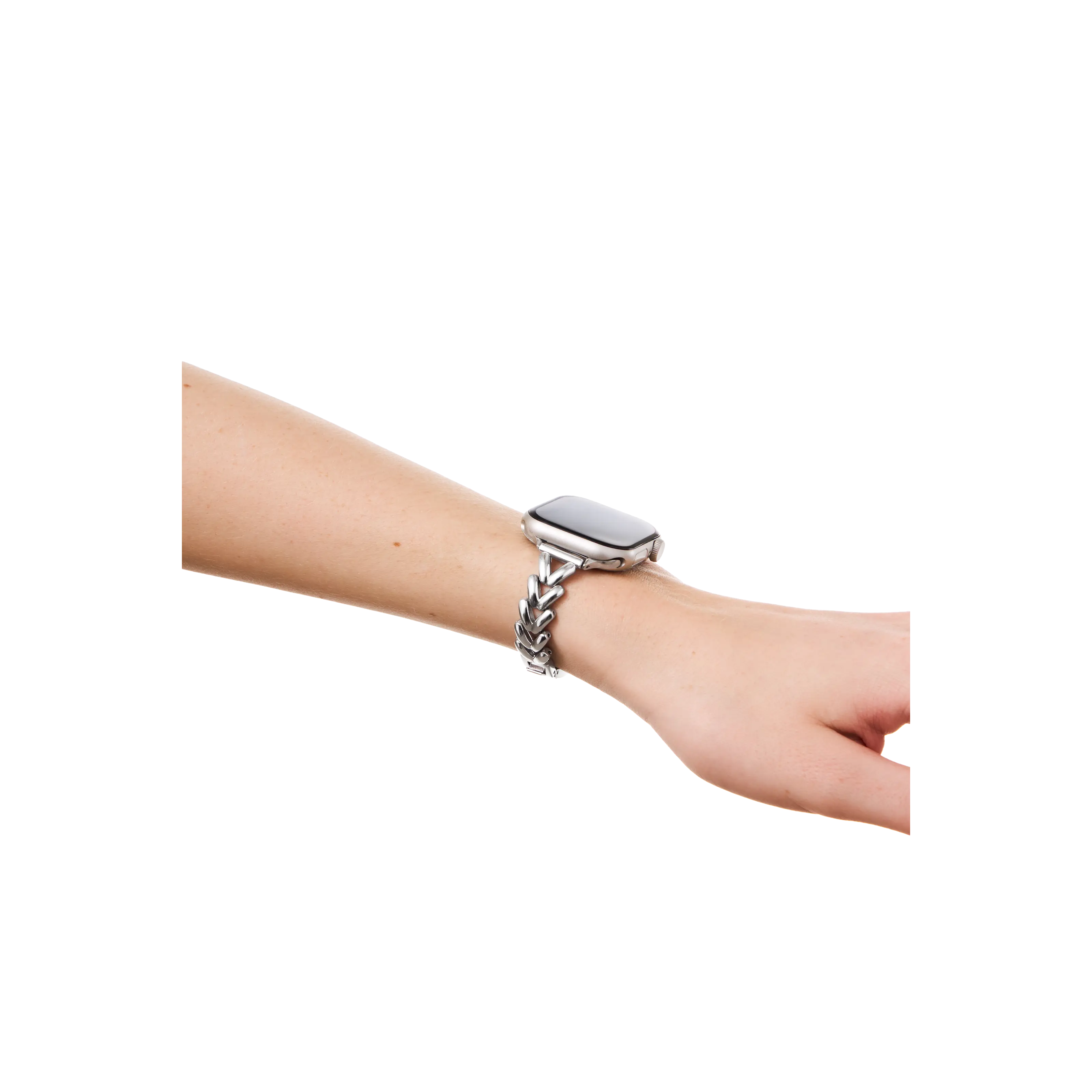 Delicate Chain Watch Band  Apple Watch Series 9 41mm Silver