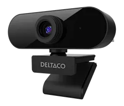 Full HD-webbkamera med 360° rotation och upp/ned-tilt, Svart