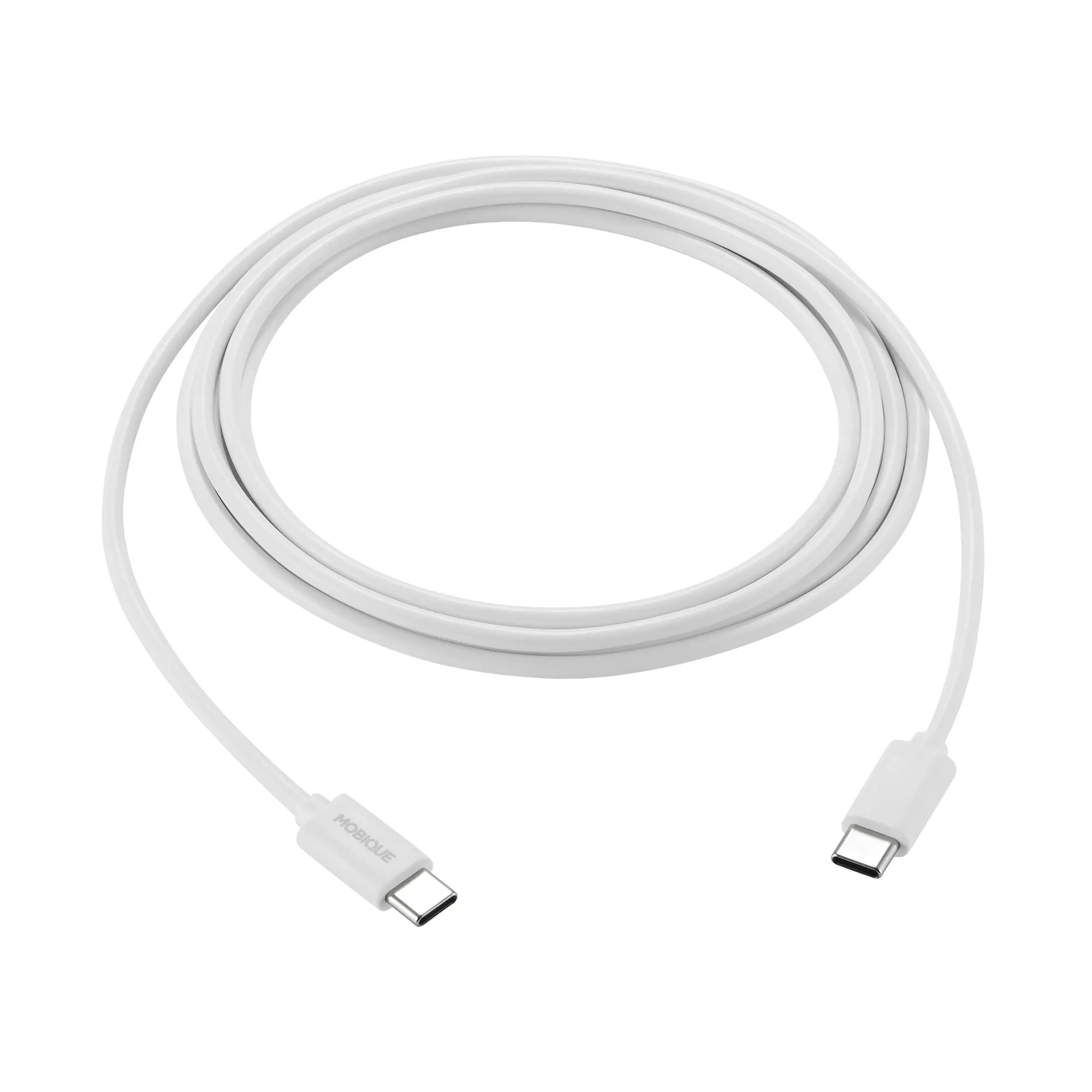 USB-C til USB-C-opladerkabel 2m hvid