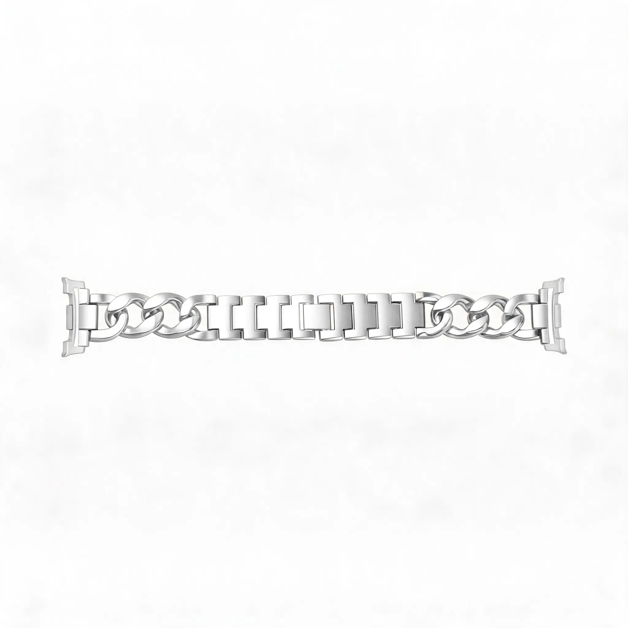 Braided Chain Bracelet Samsung Galaxy Watch 8 40mm Silver