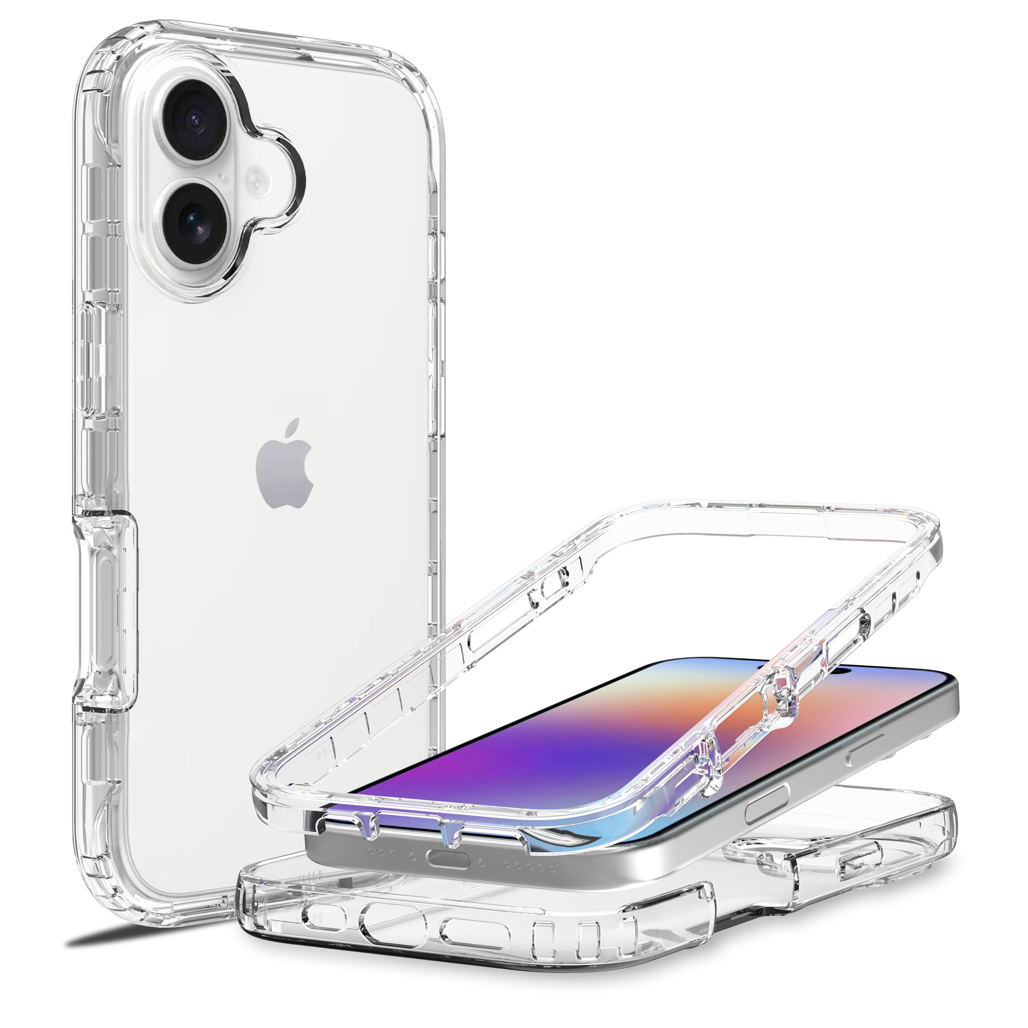 Mobique Full Cover Kuori iPhone 17 Kirkas