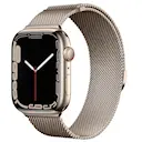 Armbånd Milanese Loop Apple Watch Series 1-3 38mm Champagne guld