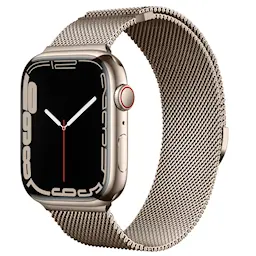 Ranneke Milanese Loop Apple Watch SE 44mm Samppanja kulta