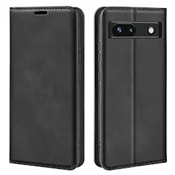 Google Pixel 7a Slankt etui med kortholder, Sort