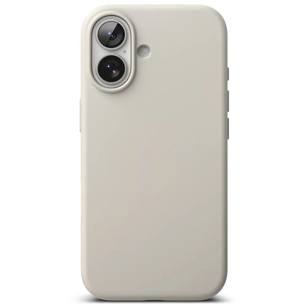 Silicone Magnetic Case iPhone 17 Stone