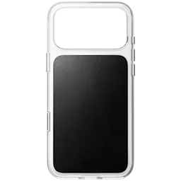 iPhone 18 Pro Max Clear Leather Case MagSafe Black