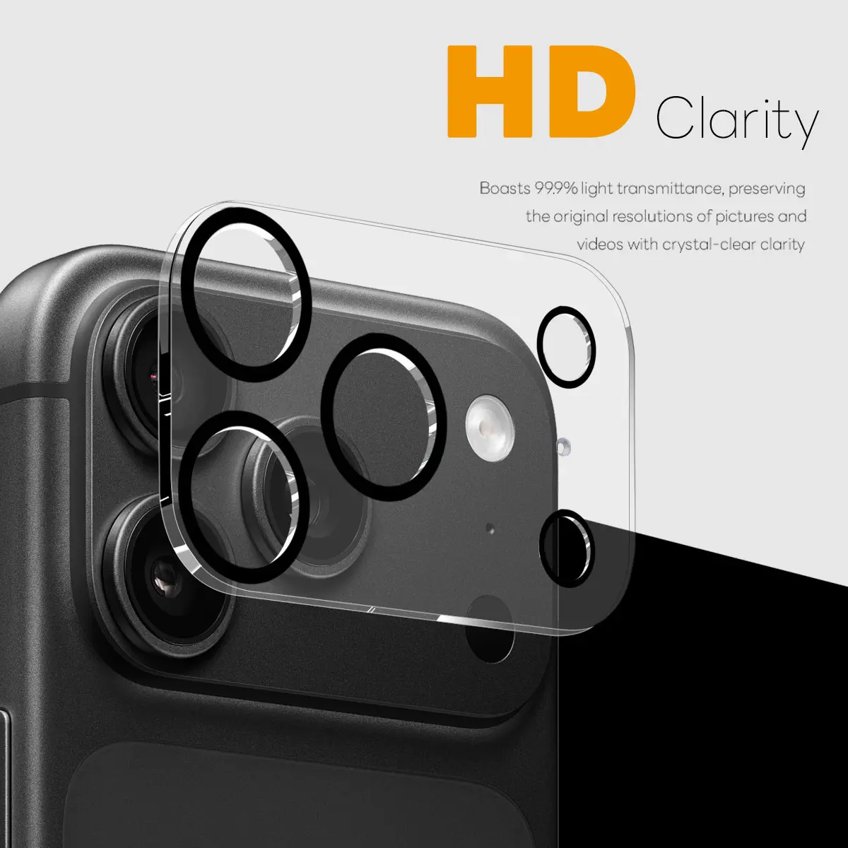 Kameraskydd Härdat Glas iPhone 18 Pro Max (2-pack)