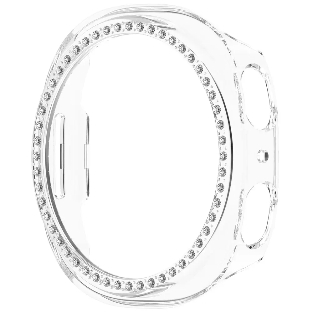 Rhinestone Skal Samsung Galaxy Watch 8 44mm Genomskinlig