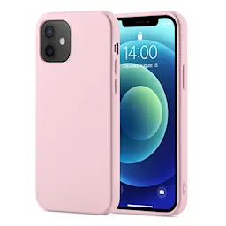 iPhone 12/iPhone 12 Pro TPU-suojakuori, Vaaleanpunainen