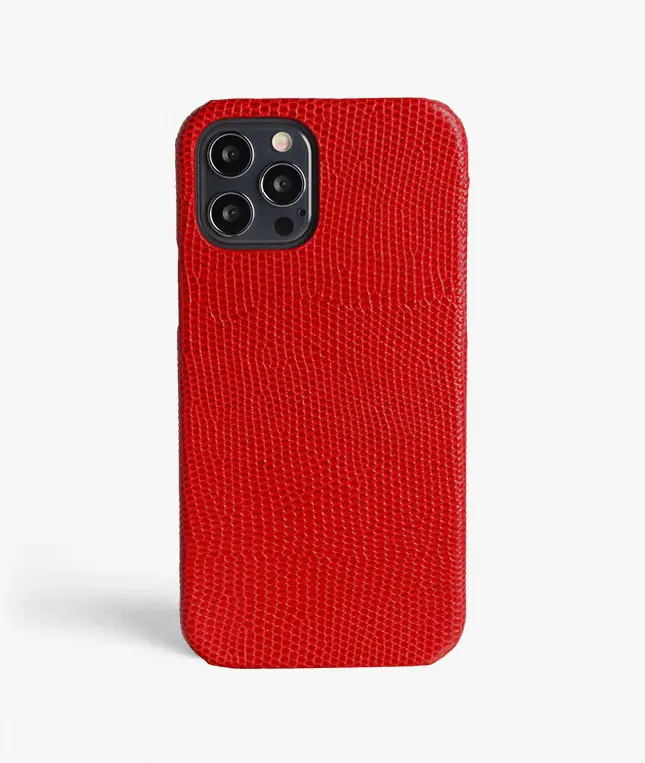iPhone 12/iPhone 12 Pro Cover Lizard Rød