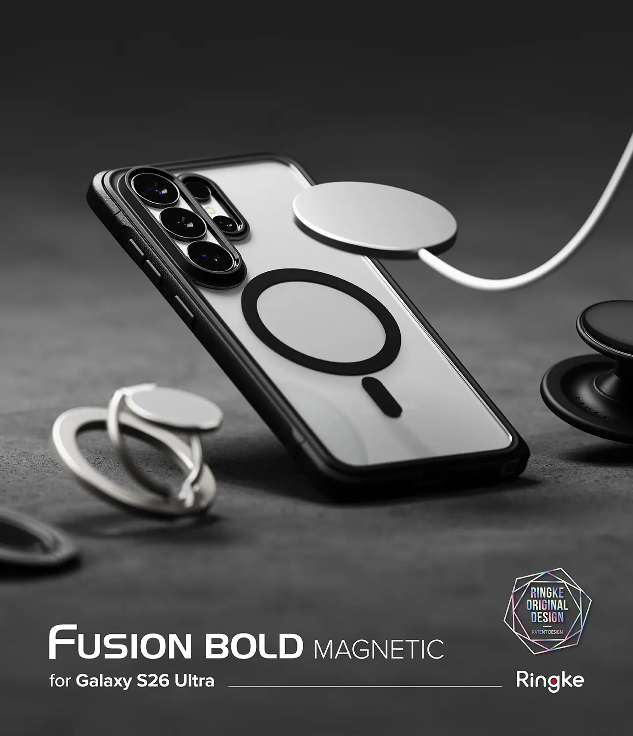 Fusion Bold Magnetic MagSafe Case Samsung Galaxy S26 Ultra  Black