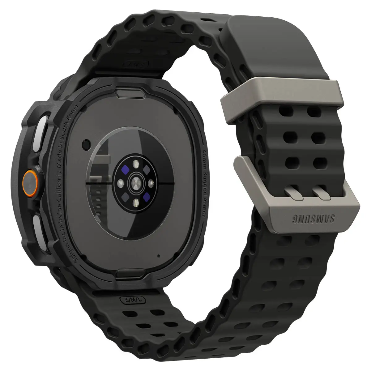 Samsung Galaxy Watch 8 Classic Case Rugged Armor Black