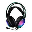Over-Ear RGB Gaming Headset Peacock 2, Svart