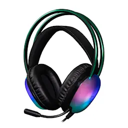 Over-Ear RGB Gaming Headset Peacock 2, Svart