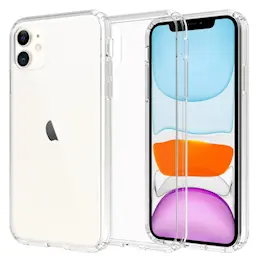 Hybridskal iPhone 11 Genomskinlig