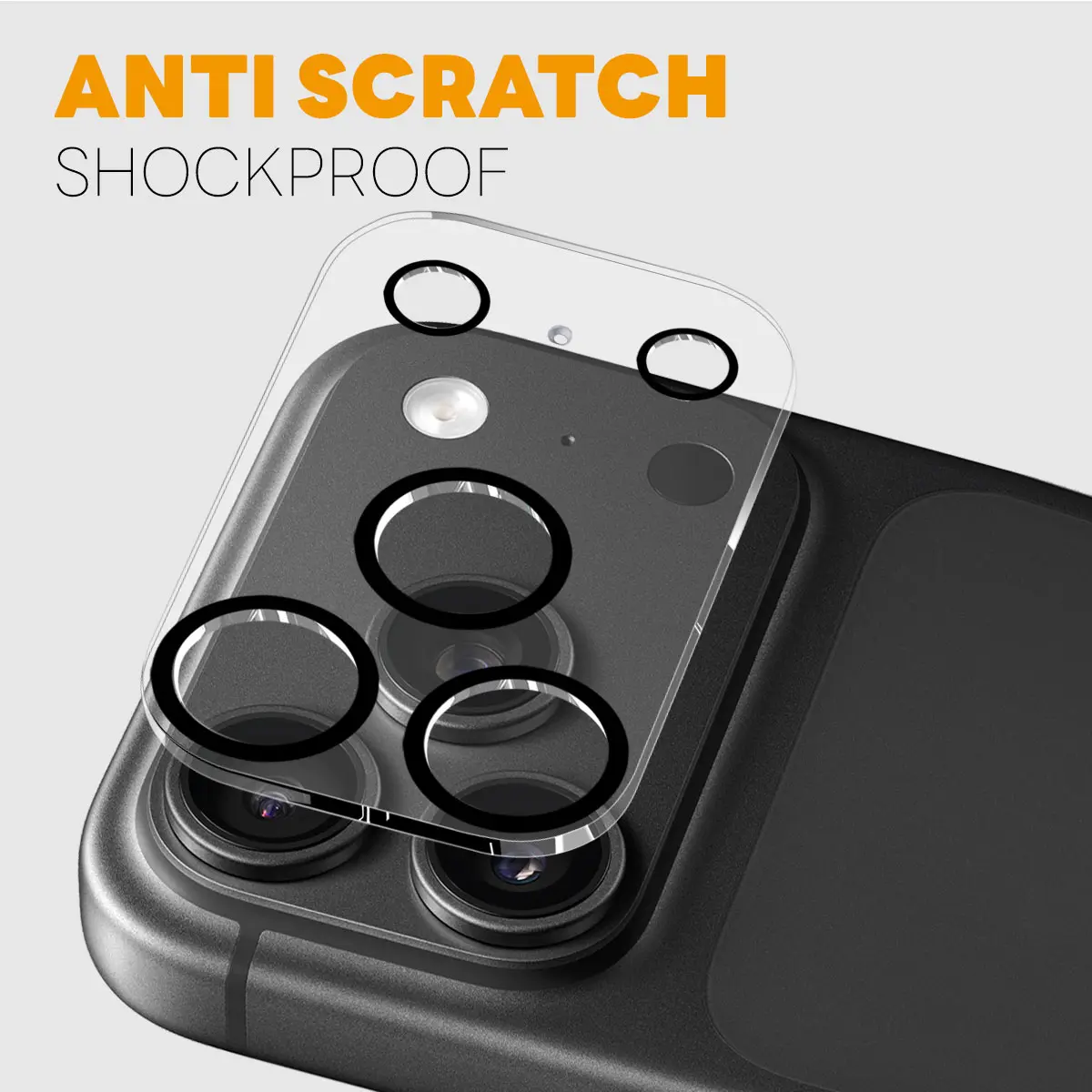 Kameraskydd Härdat Glas iPhone 18 Pro Max (2-pack)