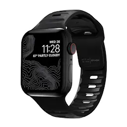 Apple Watch Series 4-6 44mm Armbånd - Sport Band Black
