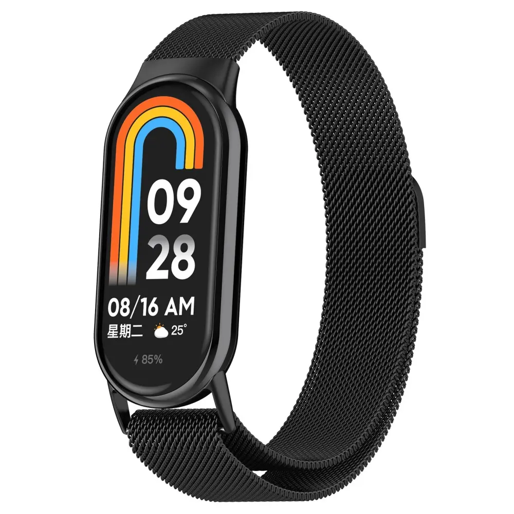 Armbånd Milanese Xiaomi Mi Band 9 Sort