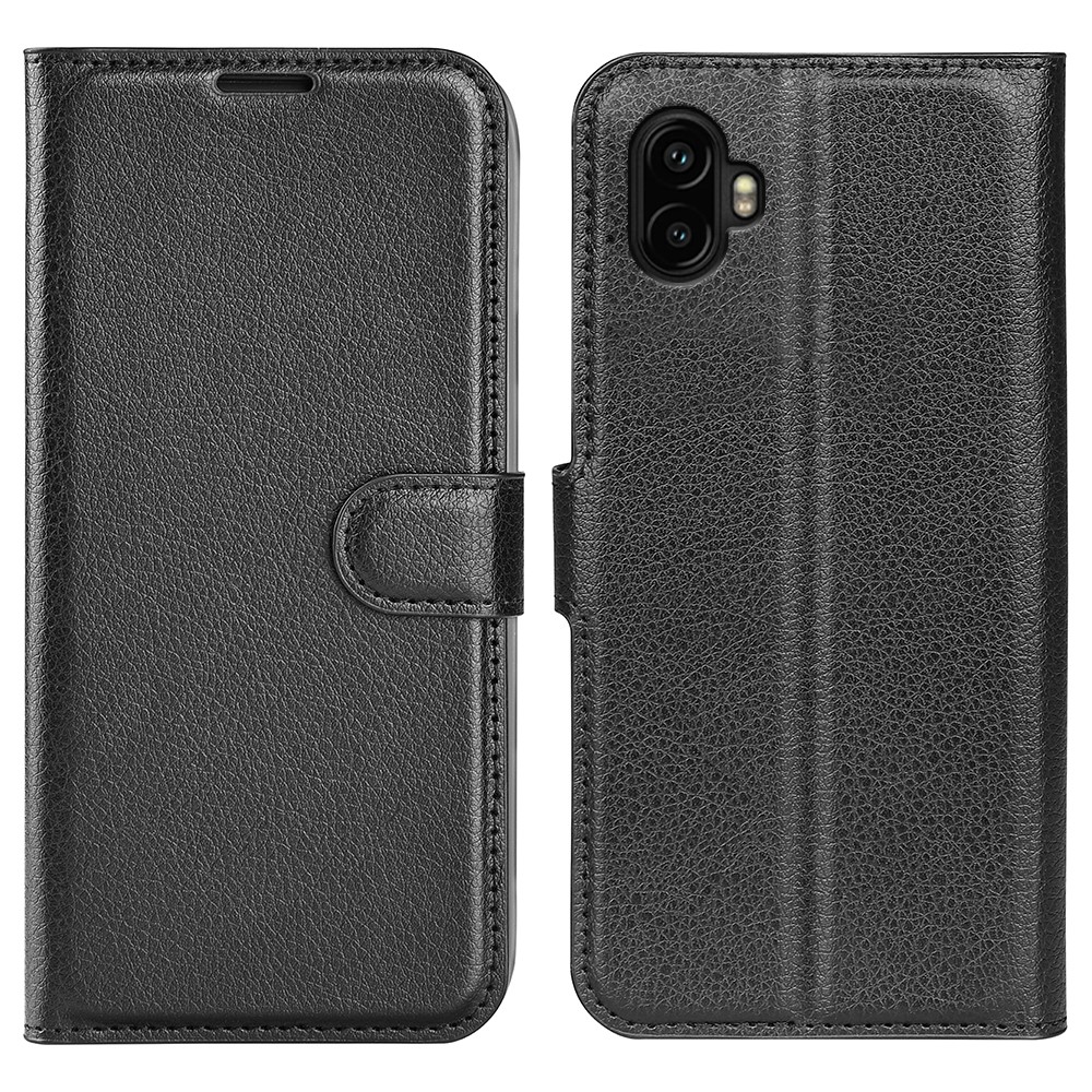 Mobilveske Samsung Galaxy Xcover 7 Pro Svart - Pengepungdeksel med kortlomme