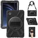 Stødsikker Hybridcover med skulderrem Samsung Galaxy Tab A9 Sort