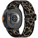 Samsung Galaxy Watch 8 44mm Armbånd i elastik, Leopard