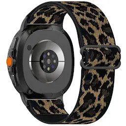 Elastinen Nailonranneke Samsung Galaxy Watch 8 40mm Leopardi