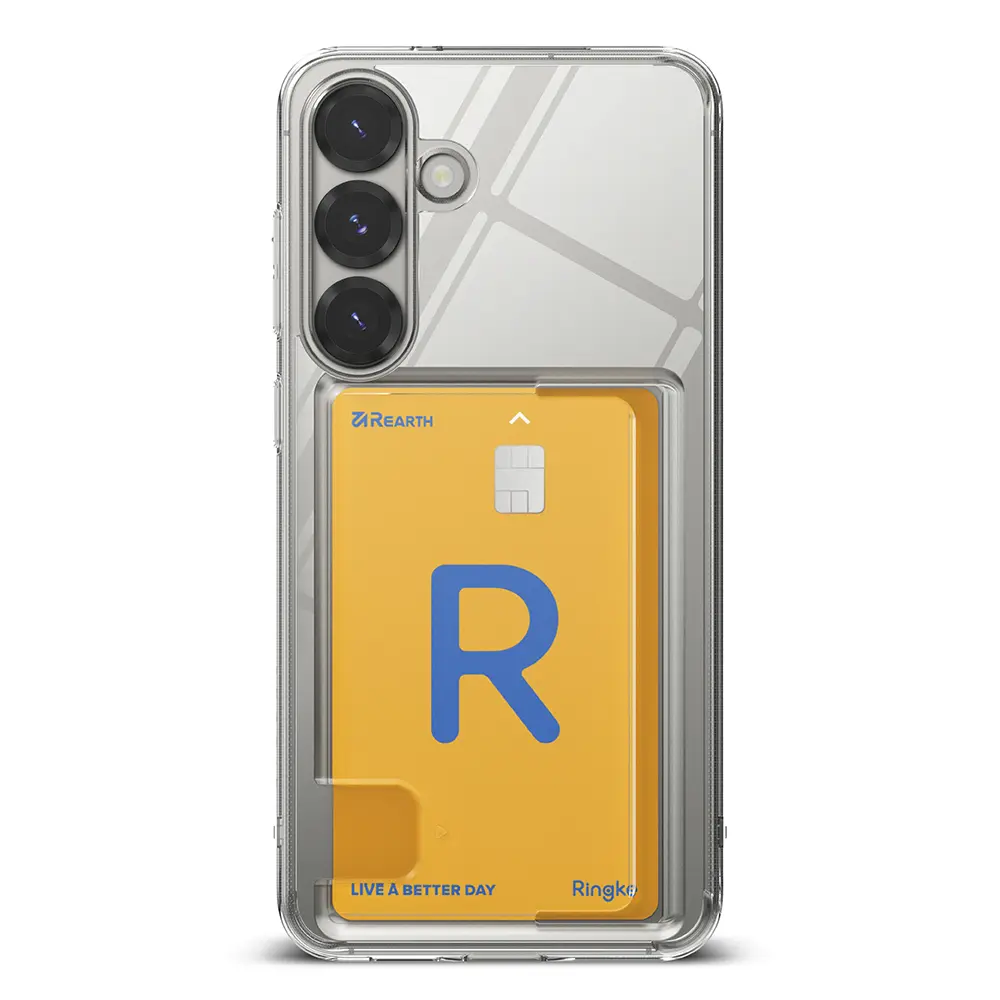 Fusion Card Case Samsung Galaxy S25 Genomskinlig