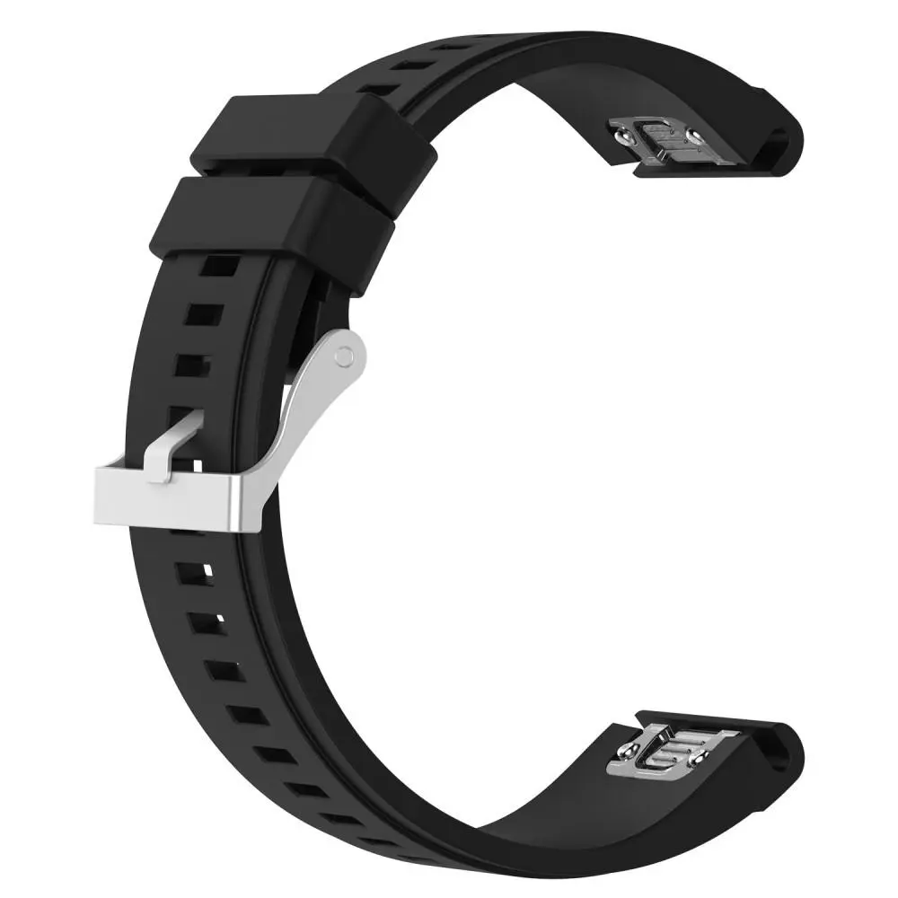 Silikonarmband Garmin Fenix 3 HR/Fenix 3 Svart