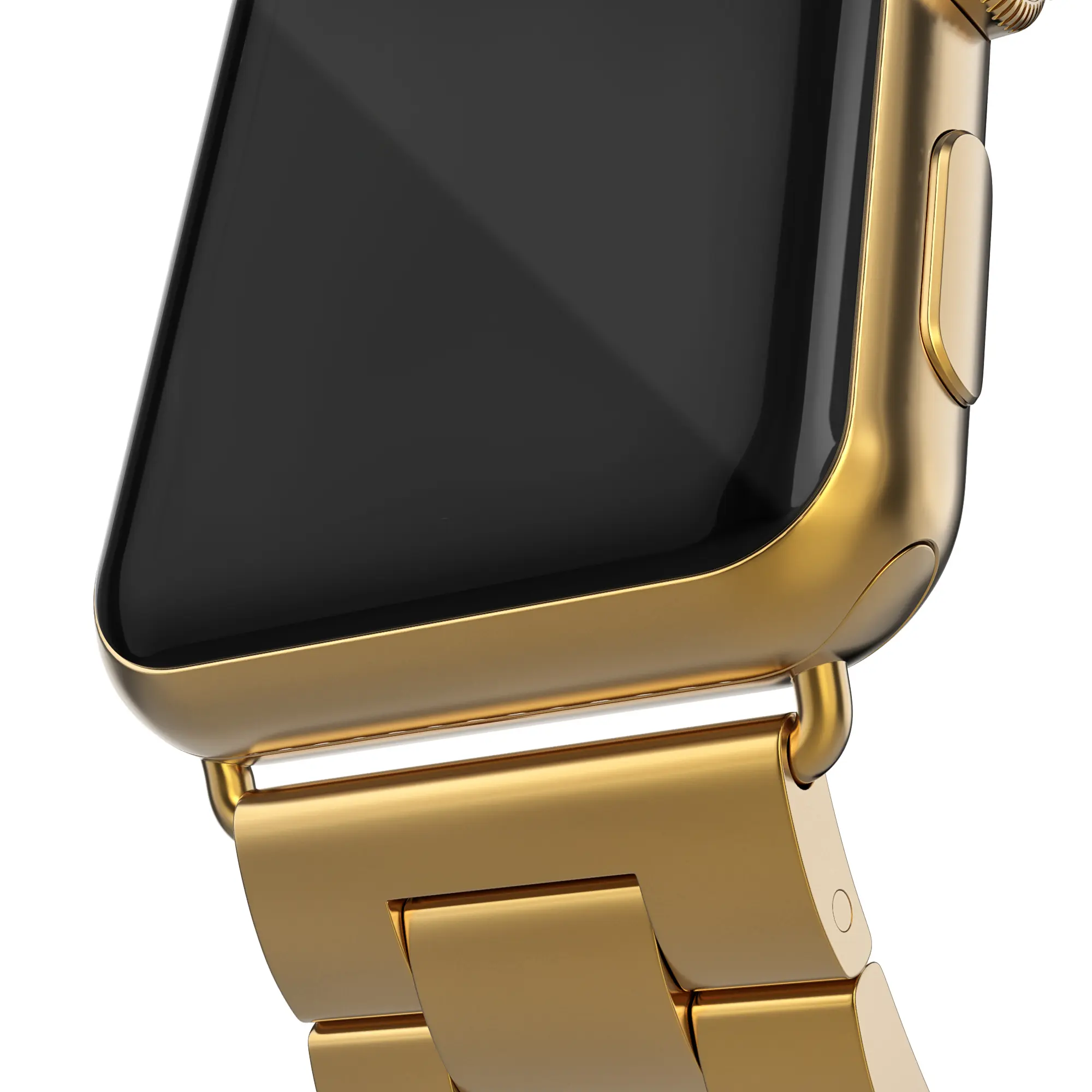 Metallarmband Apple Watch Series 12 47mm Guld