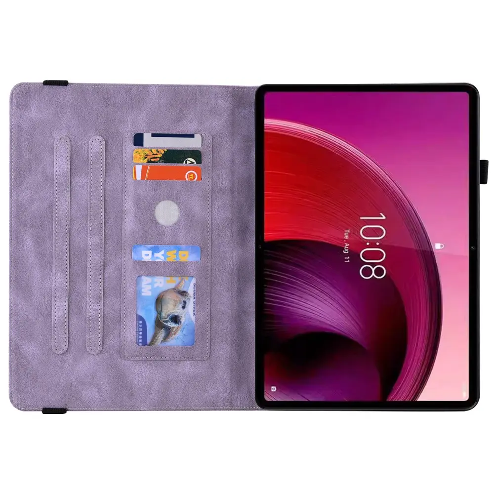Läderfodral Fjärilar  Lenovo Tab M11 Lila