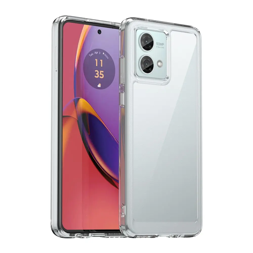 Hybridcover Motorola Moto G84 Gennemsigtig