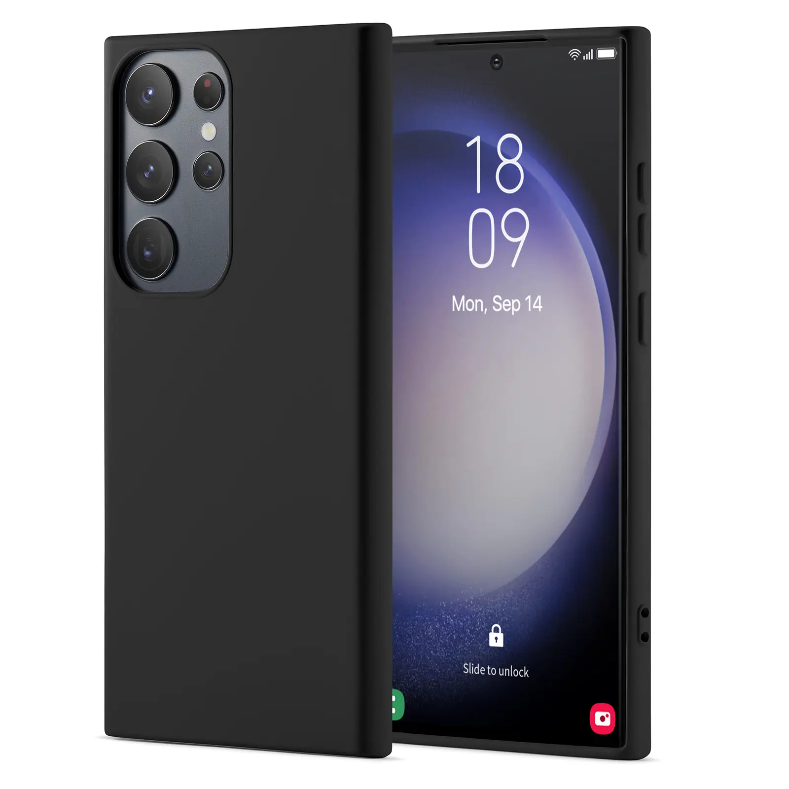 TPU Deksel MagSafe Samsung Galaxy S23 Ultra Svart