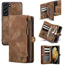 Multi-slot Mobiltaske Samsung Galaxy S21 Brun