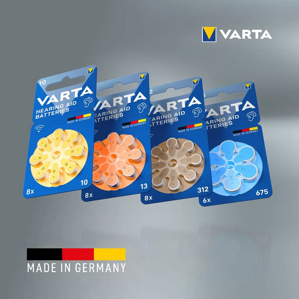 Hörapparatsbatteri 10 PR70 (8-pack)