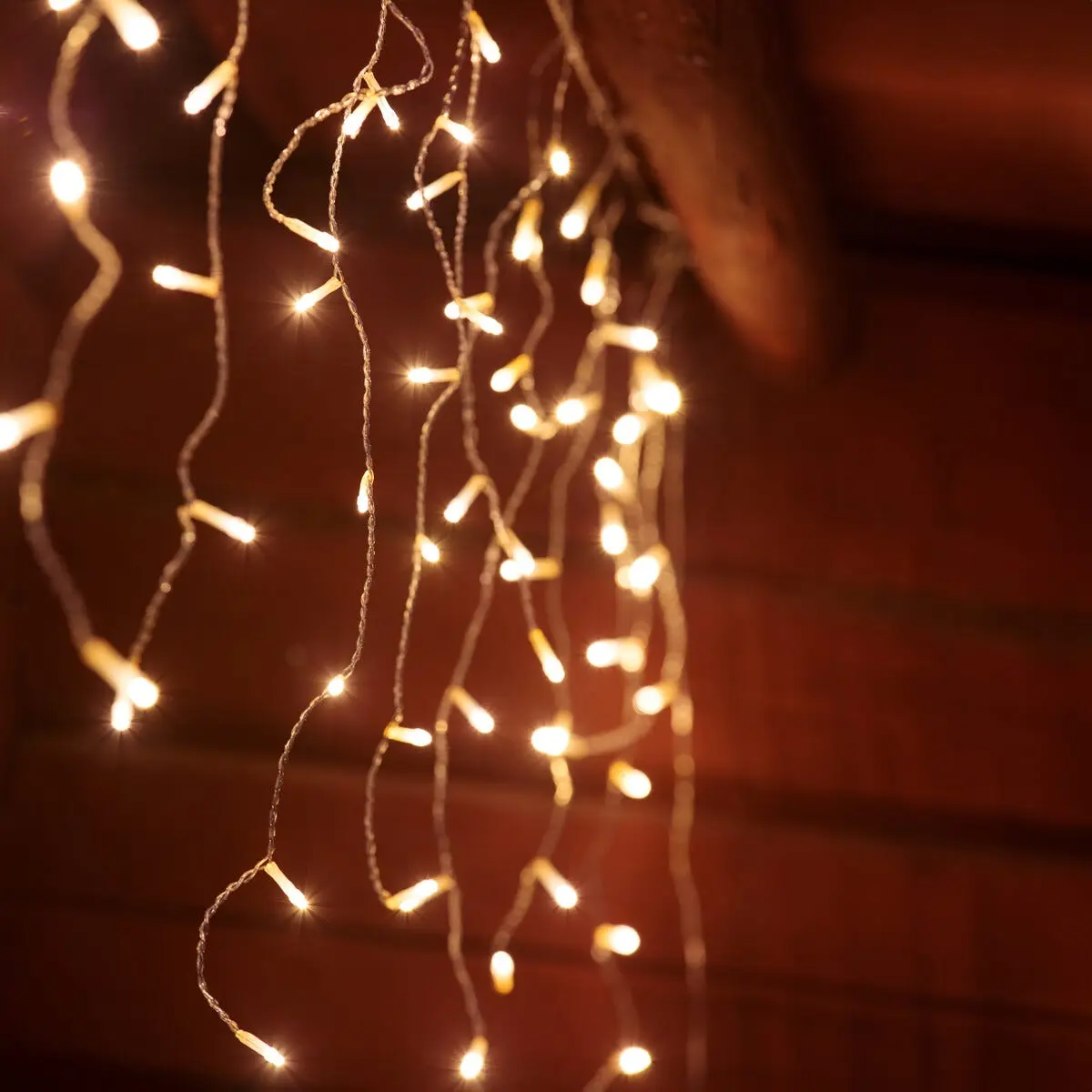 LED jatkettava jääpuikkovalosarja ulkokäyttöön 5m, Valkoinen