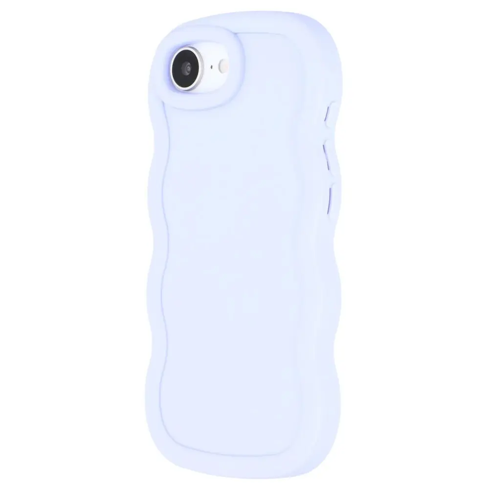 Wavy Edge TPU Skal iPhone 16e Lila