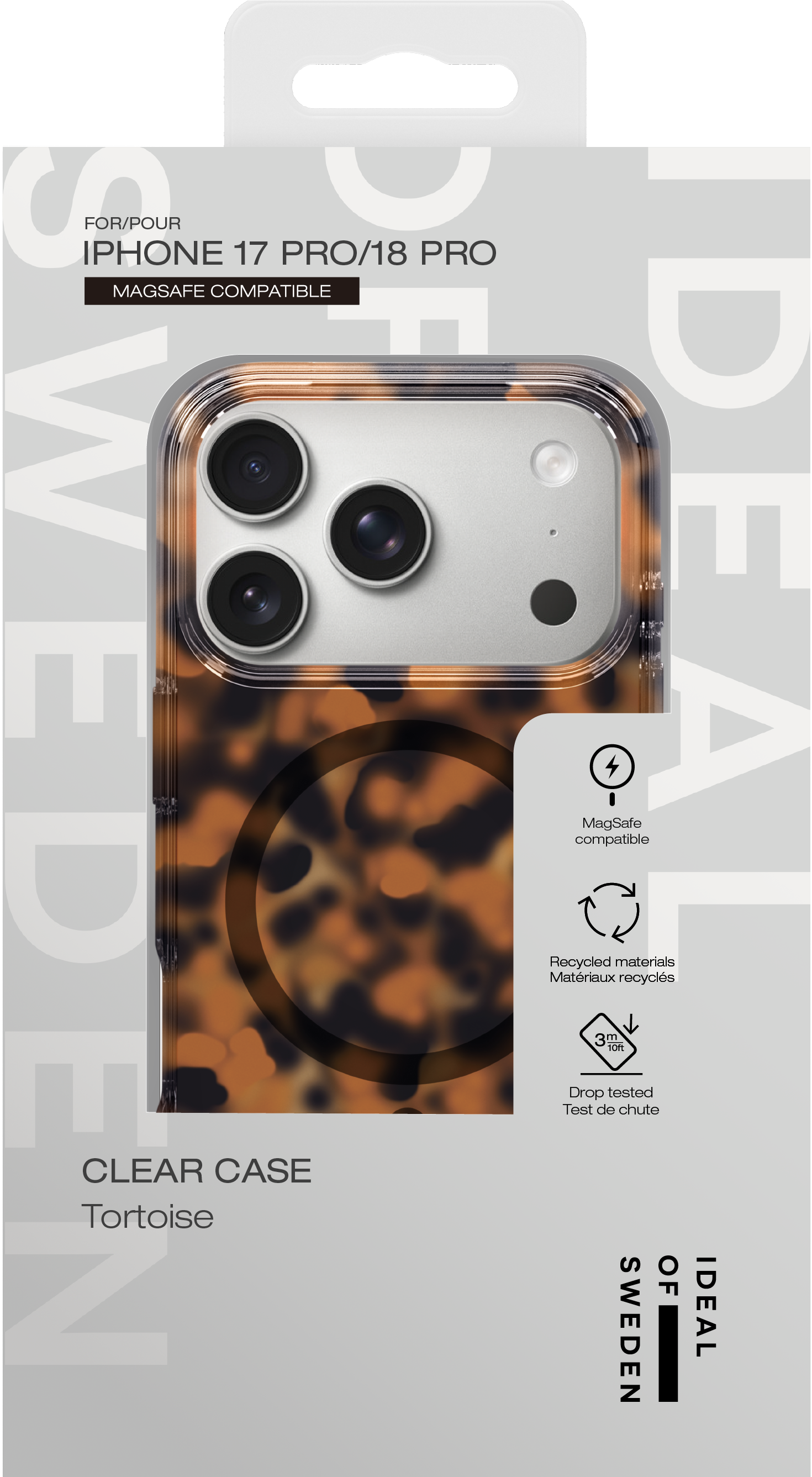 Clear MagSafe Case iPhone 17 Pro Tortoise