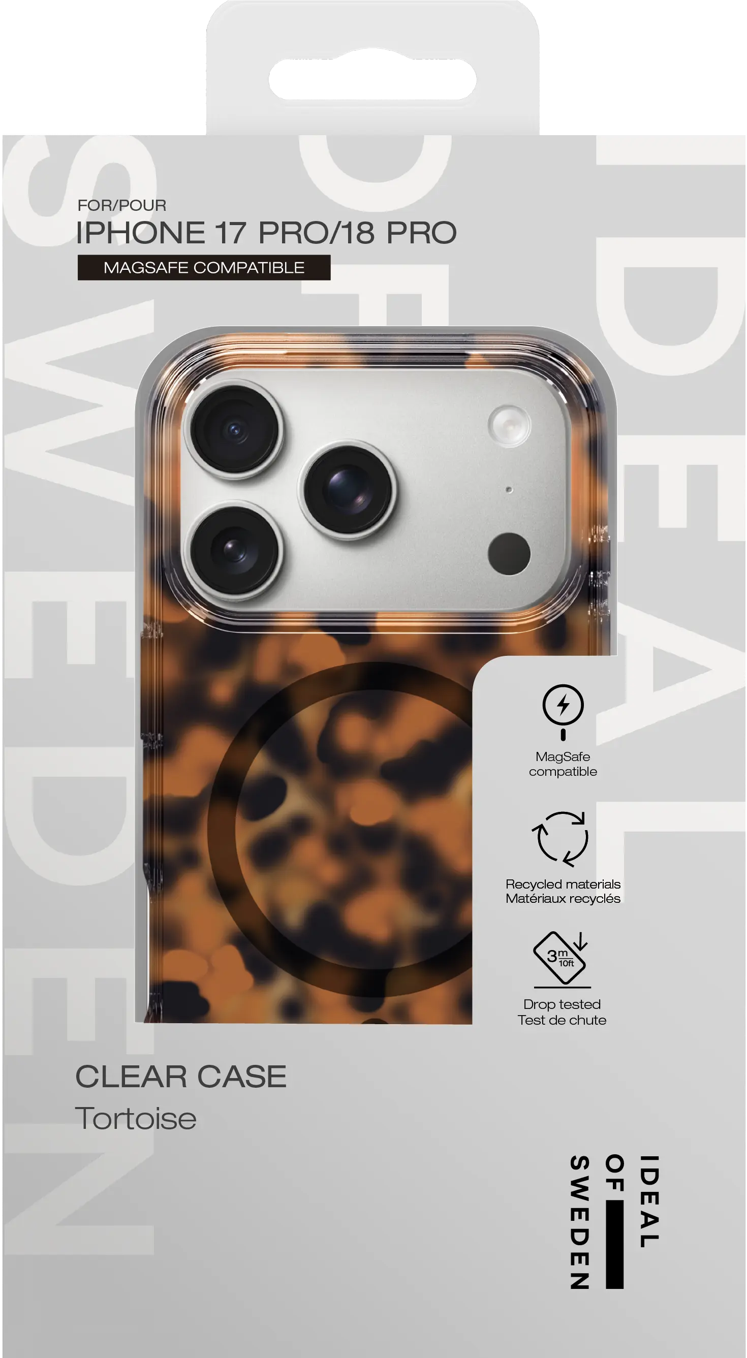 Clear MagSafe Case iPhone 18 Pro Tortoise