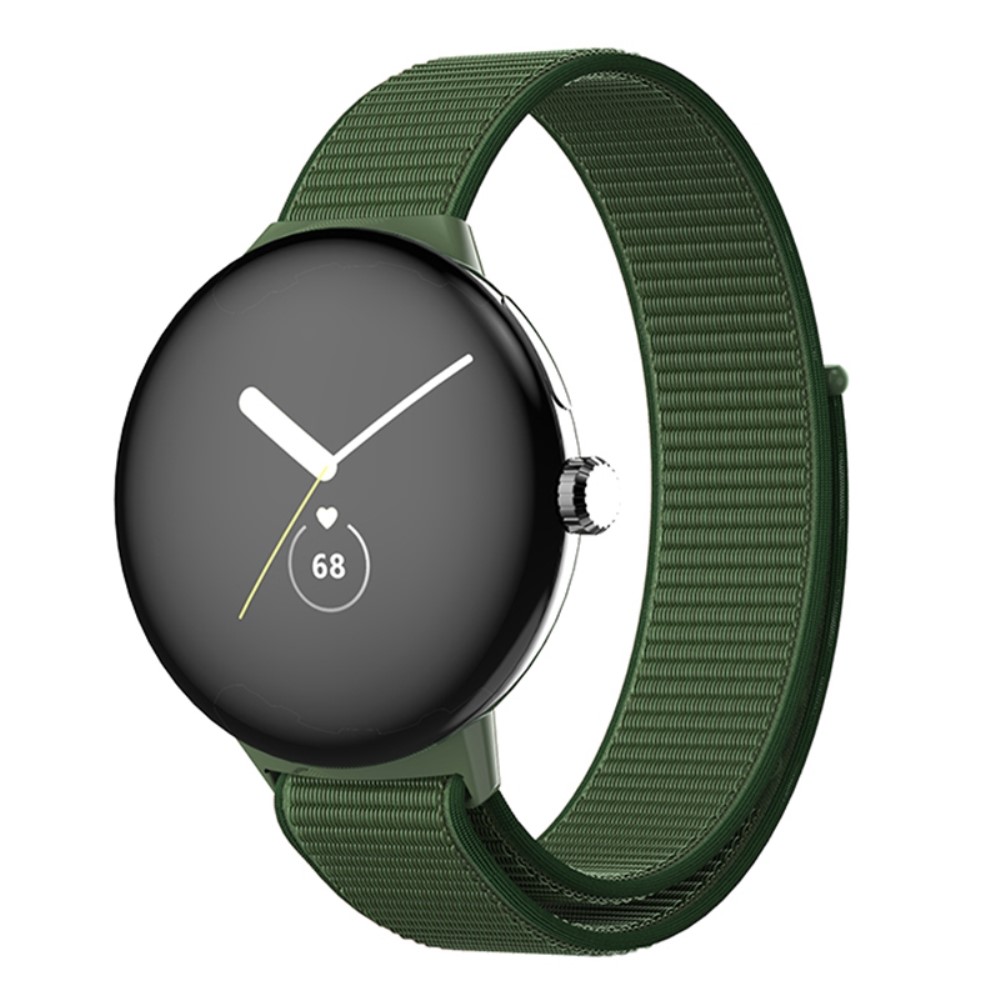 Nailonranneke Google Pixel Watch 2 Vihreä