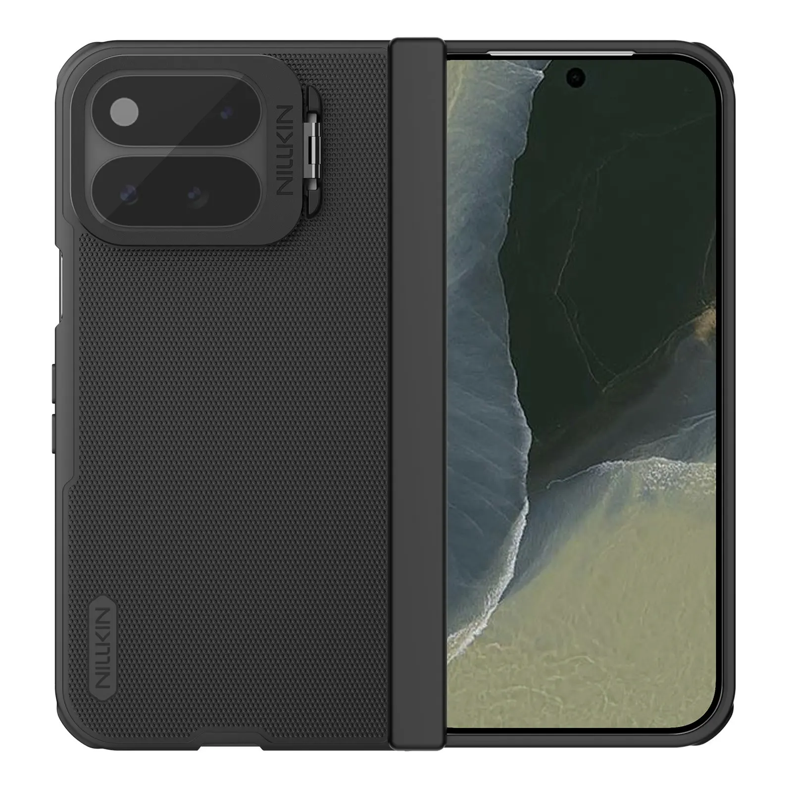 Super Frosted Shield Prop Magnetic Case Google Pixel 11 Pro Fold Musta