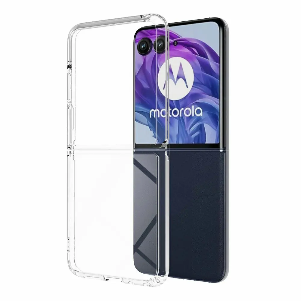 Hybridskal Motorola Razr 60 Ultra Genomskinlig