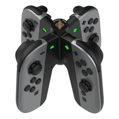 Laddningsstation för 4 st Joy-Con till Nintento Switch 2, Svart