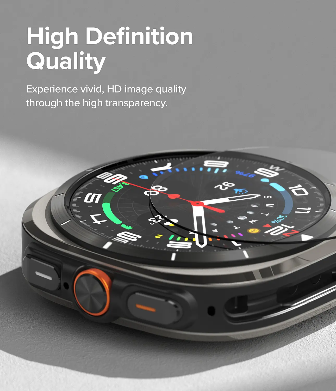 Screen Tempered Glass Samsung Galaxy Watch Ultra (2025) (4-pack)