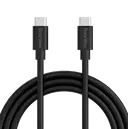 USB Cable USB-C -> USB-C 1m sort