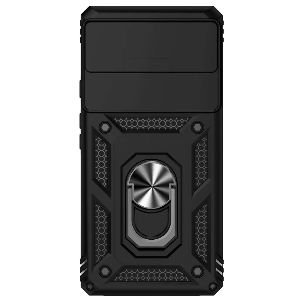Hybridskal Ring + Kameraskydd Google Pixel 6a Svart
